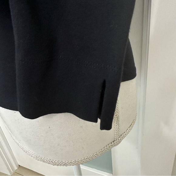 Vintage Cache Navy Blue V-Neck Top USA Rhinestones Medium July 4th EUC Made USA - Picture 4 of 8